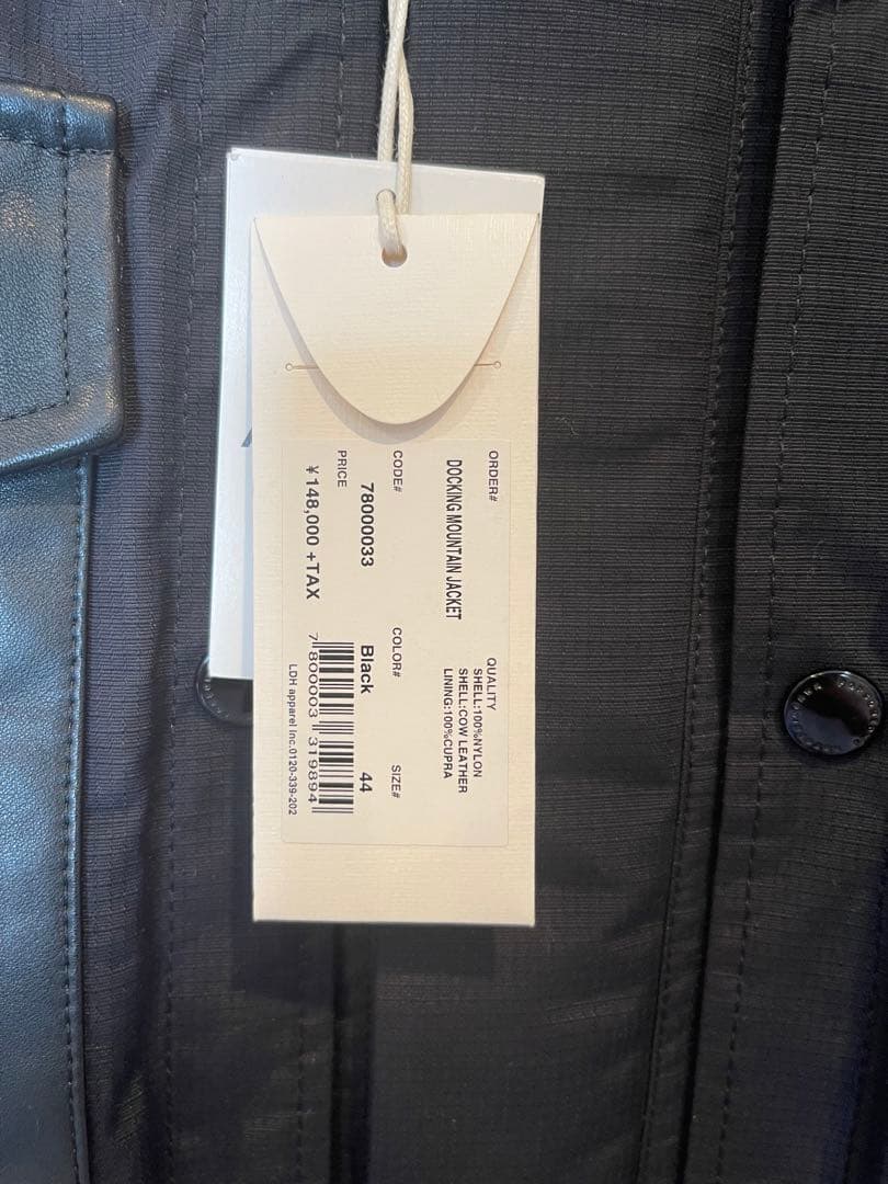 FORSOMEONE DOCKING MOUNTAIN JACKET ブラック