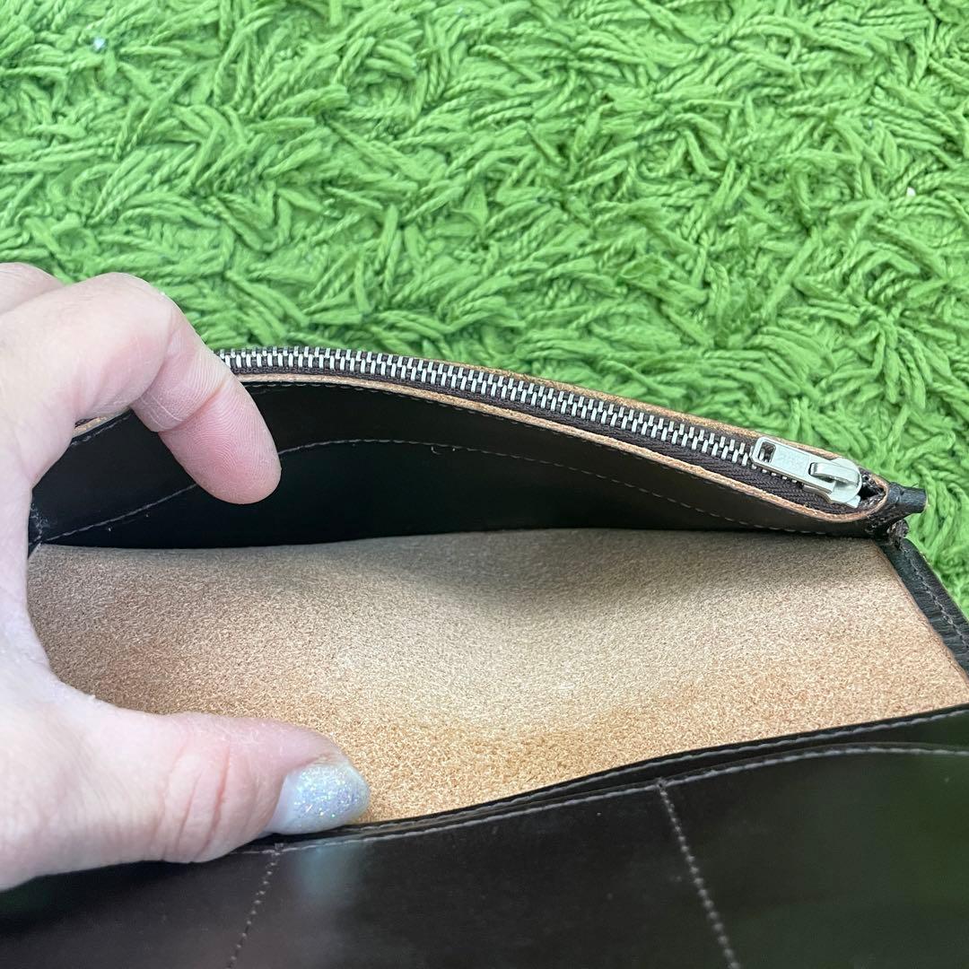 最終お値下げ！PORTER カジノ ブラウン 長財布 ポーター レザー