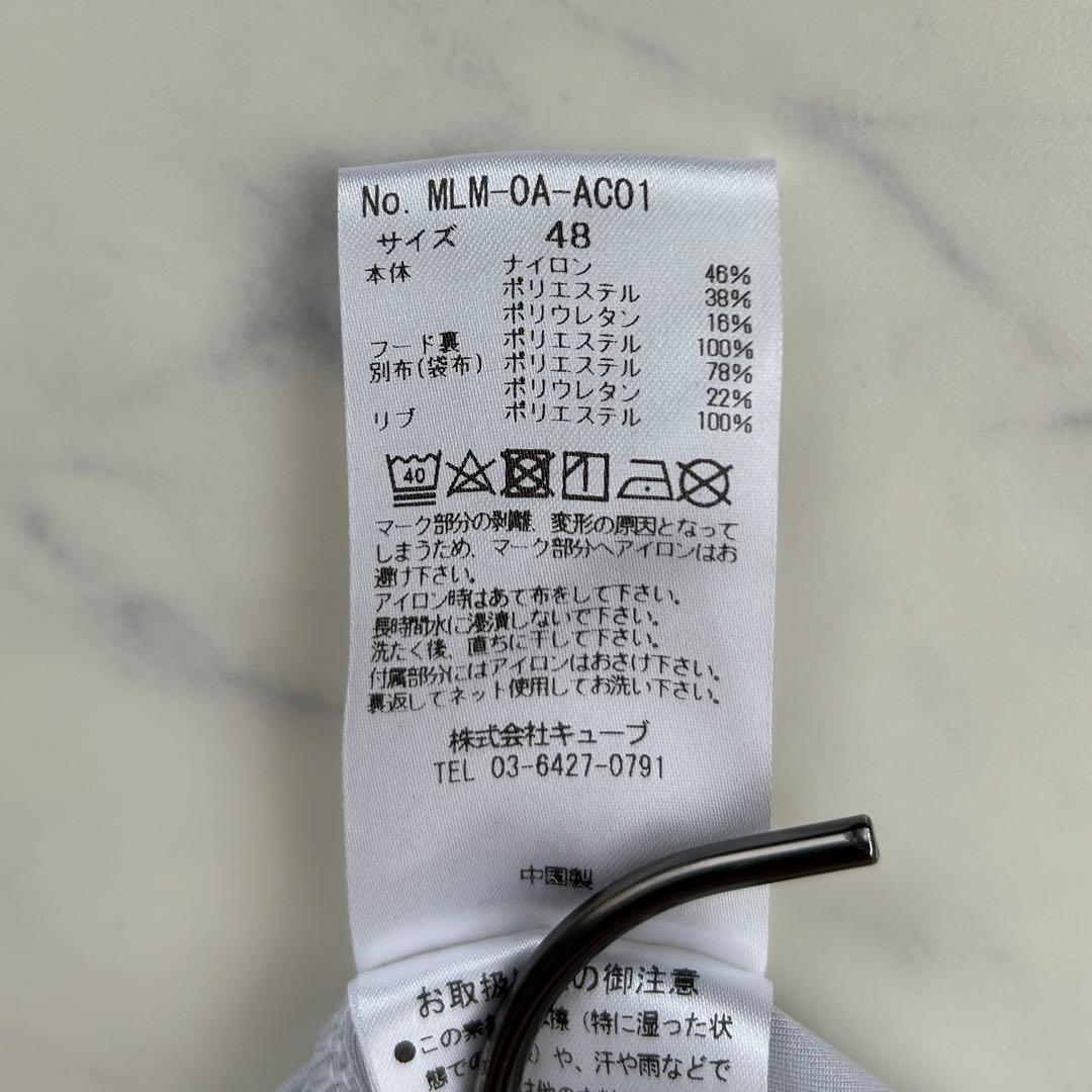 極美品 マークアンドロナ ジップアップパーカー フード ゴルフ ダブルジップ