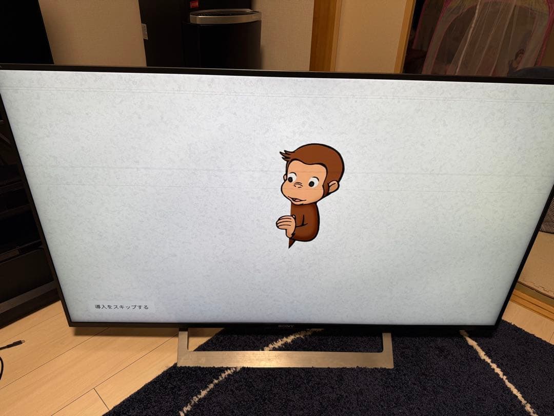 〈ジャンク品〉SONY液晶テレビ 49インチ　スタンド付き