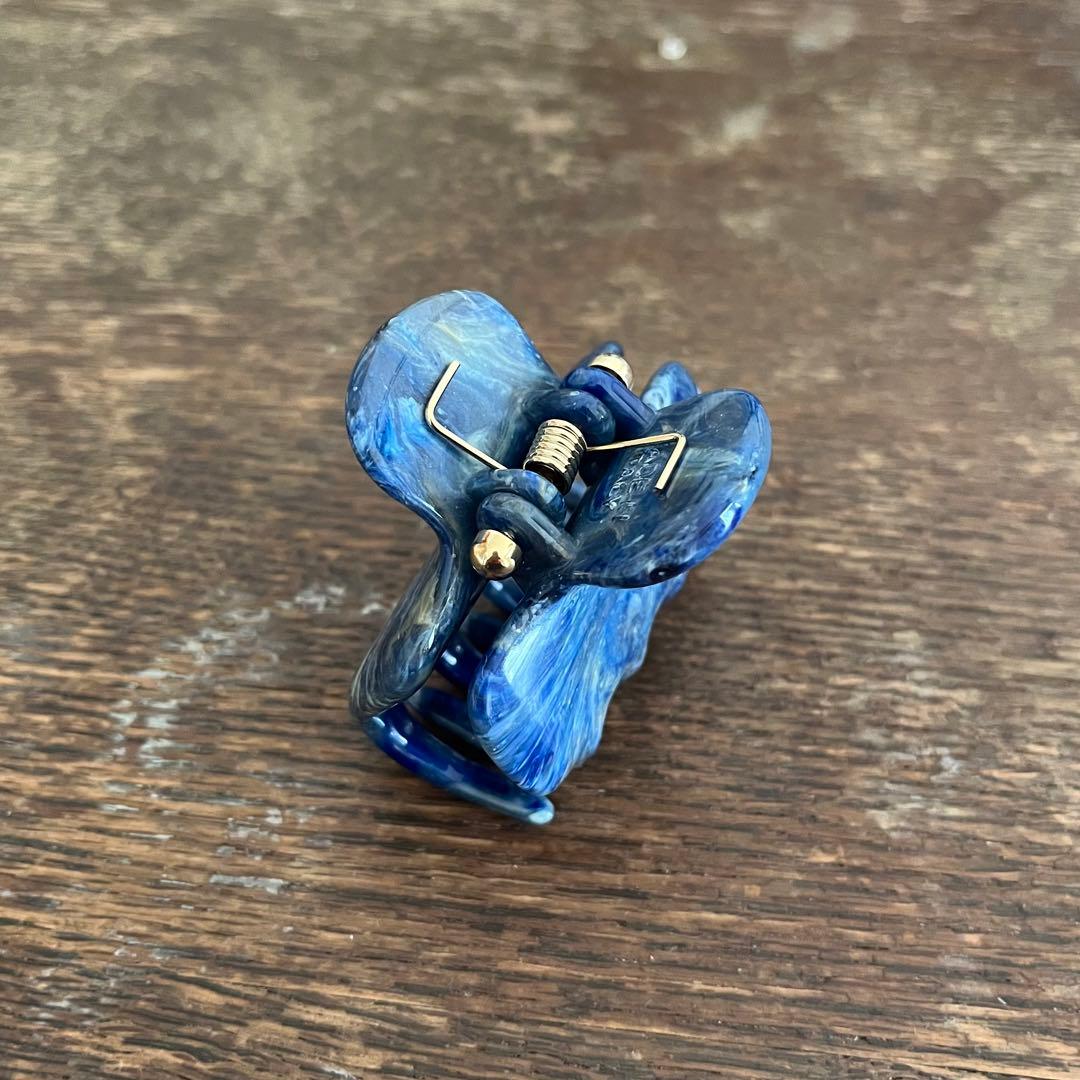 UNDO ヘアクリップNo.2 Blue Marble