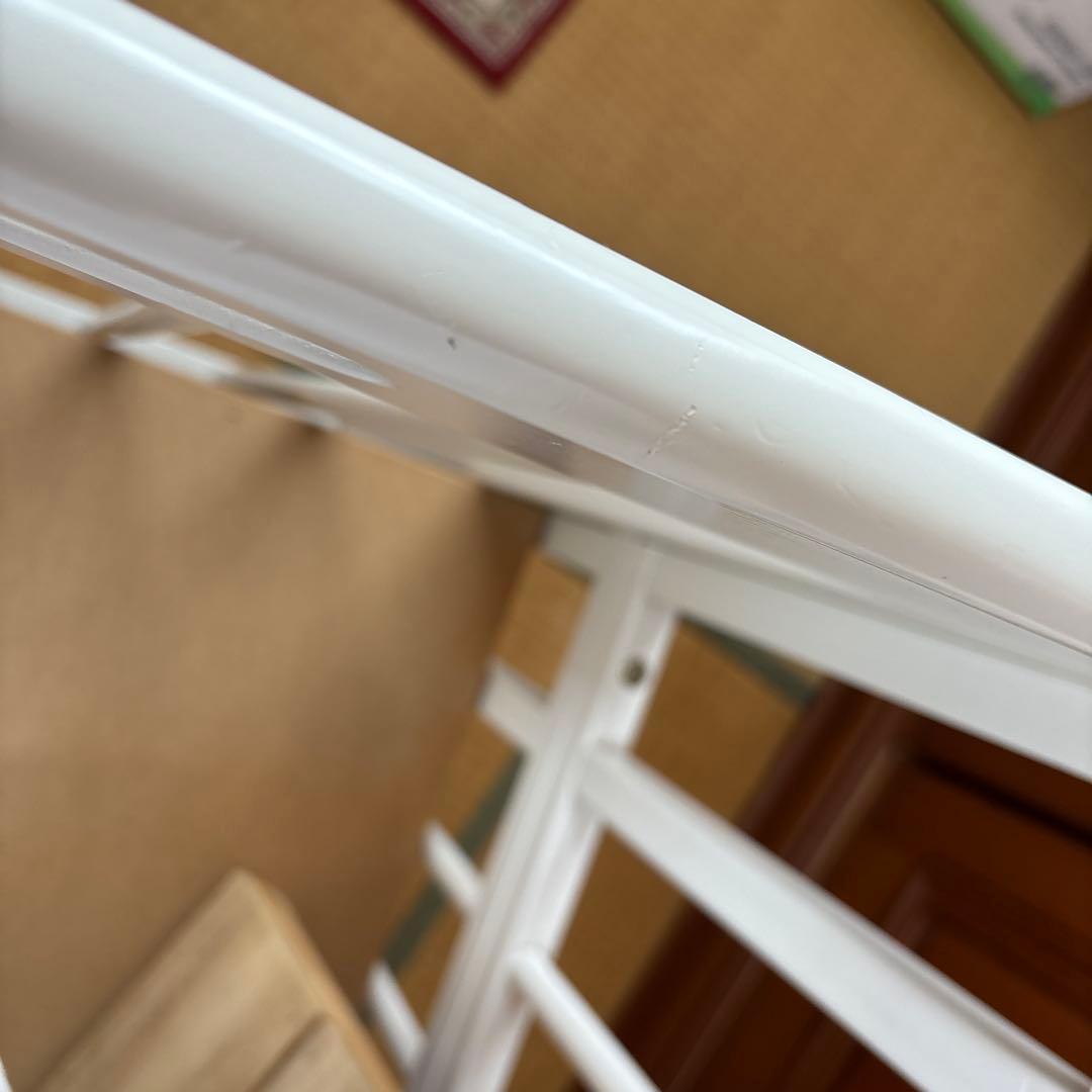 カトージ　木製ホワイトミニミニベビーベッド キャスター付き