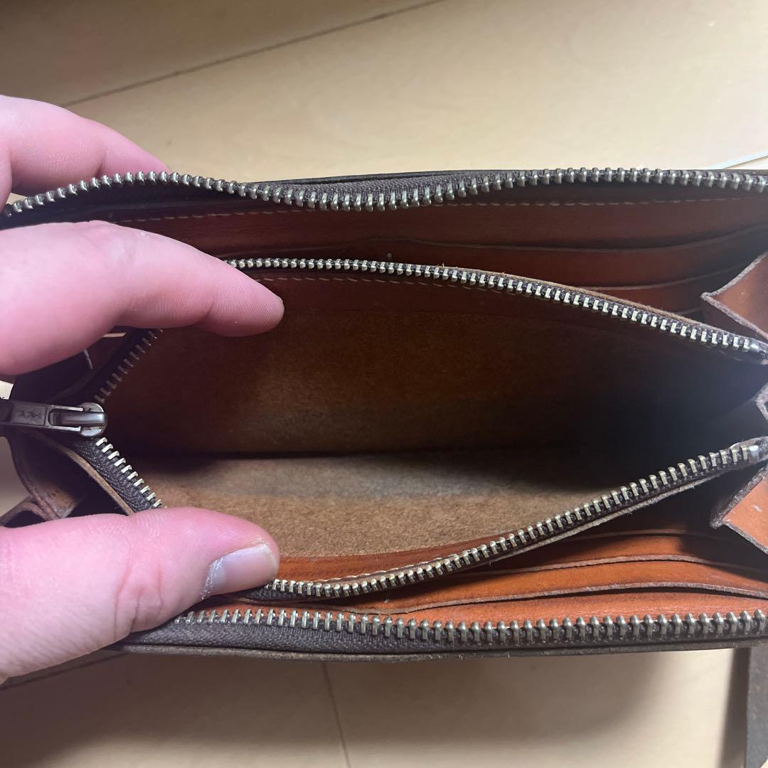 RED MOONレザー長財布 インディアンヘッド