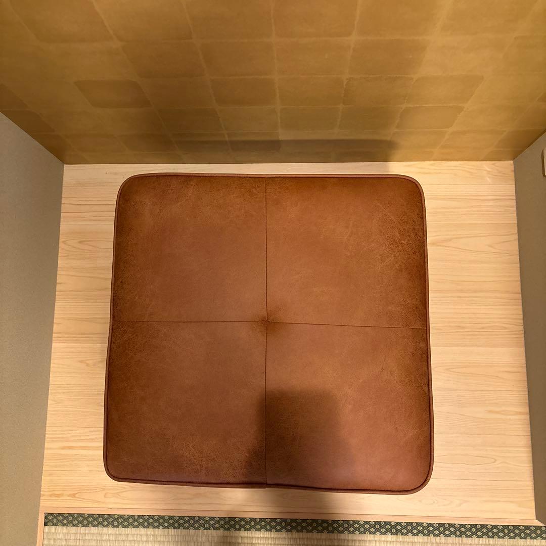 最終値下！ブラウン　スツール 約67cm×69㎝　美品です！