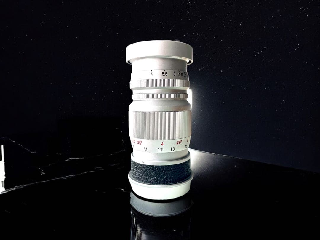 【OH済&ライカ&希少】エルマー90㎜　後期メートル/フィート併記型