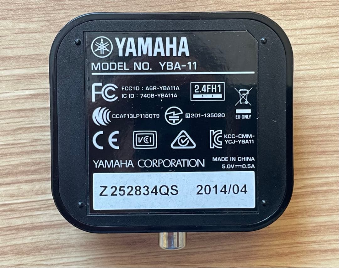YAMAHA Bluetoothオーディオアダプター YBA-11