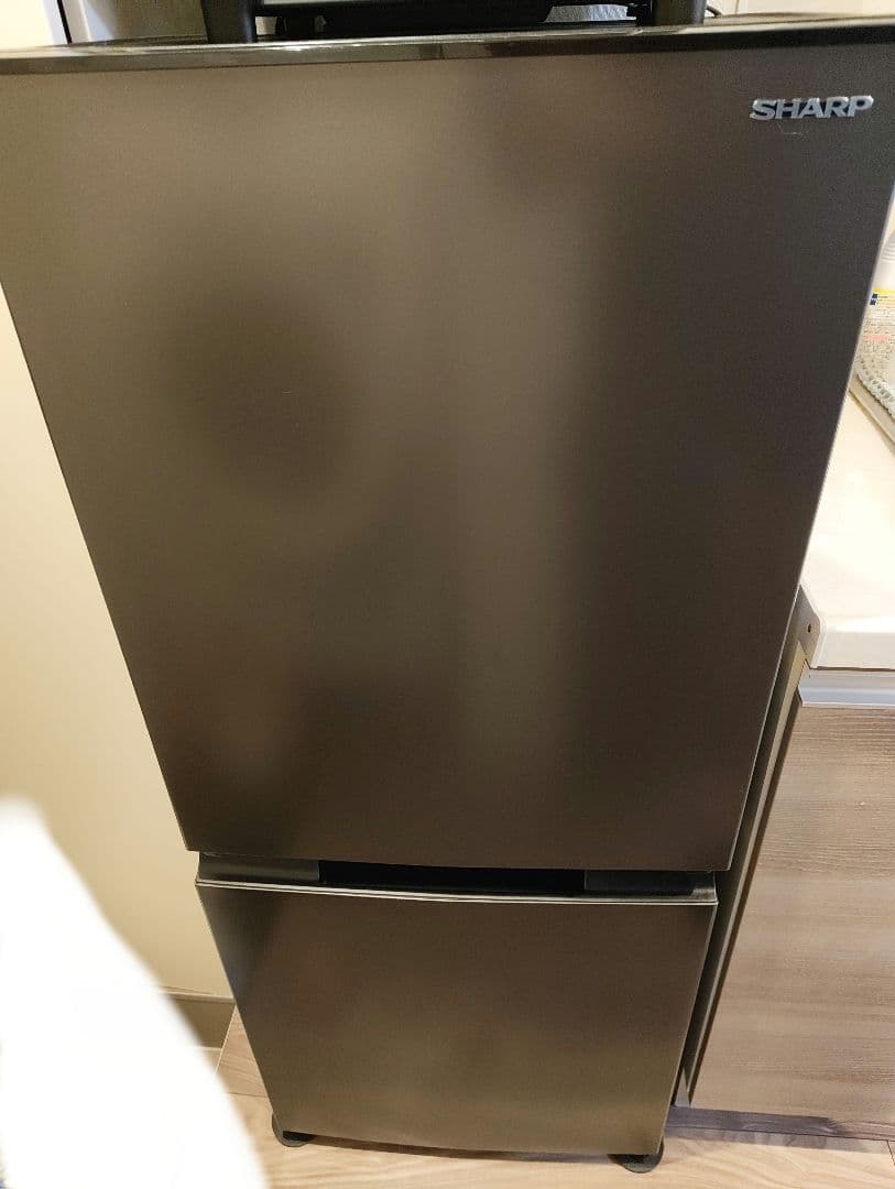 【7/30出荷】 SHARP 冷蔵庫 SJ−D15H−H 2ドア 左右開き