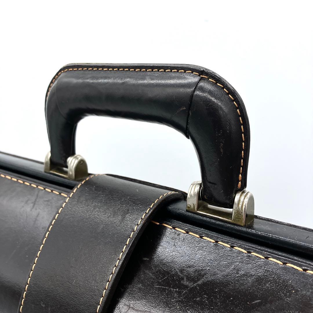 【土屋鞄】ビジネスバッグ　ダレスバッグ　レザー　ダークブラウン