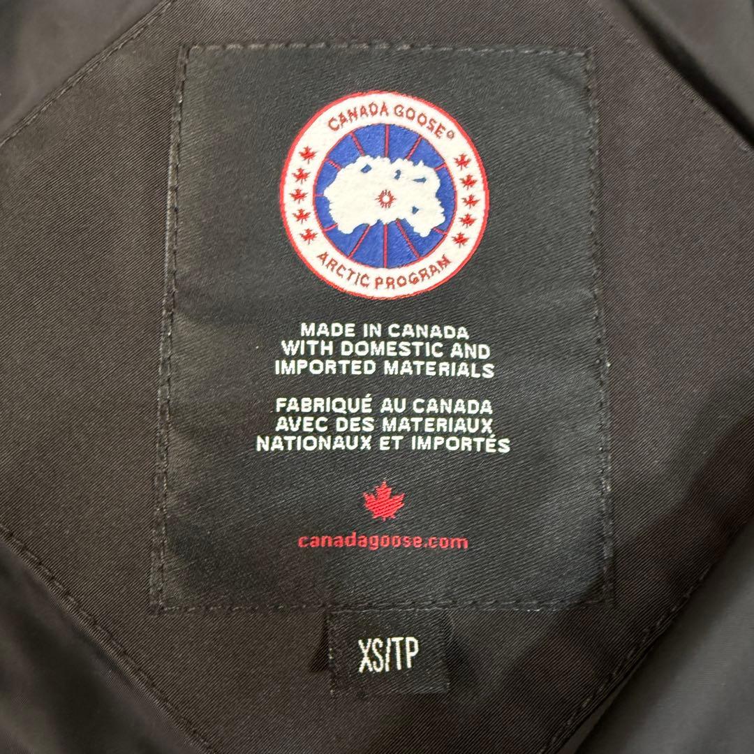 カナダグース ロレッタパーカー 2way Aライン ダウンコート ブラック XS