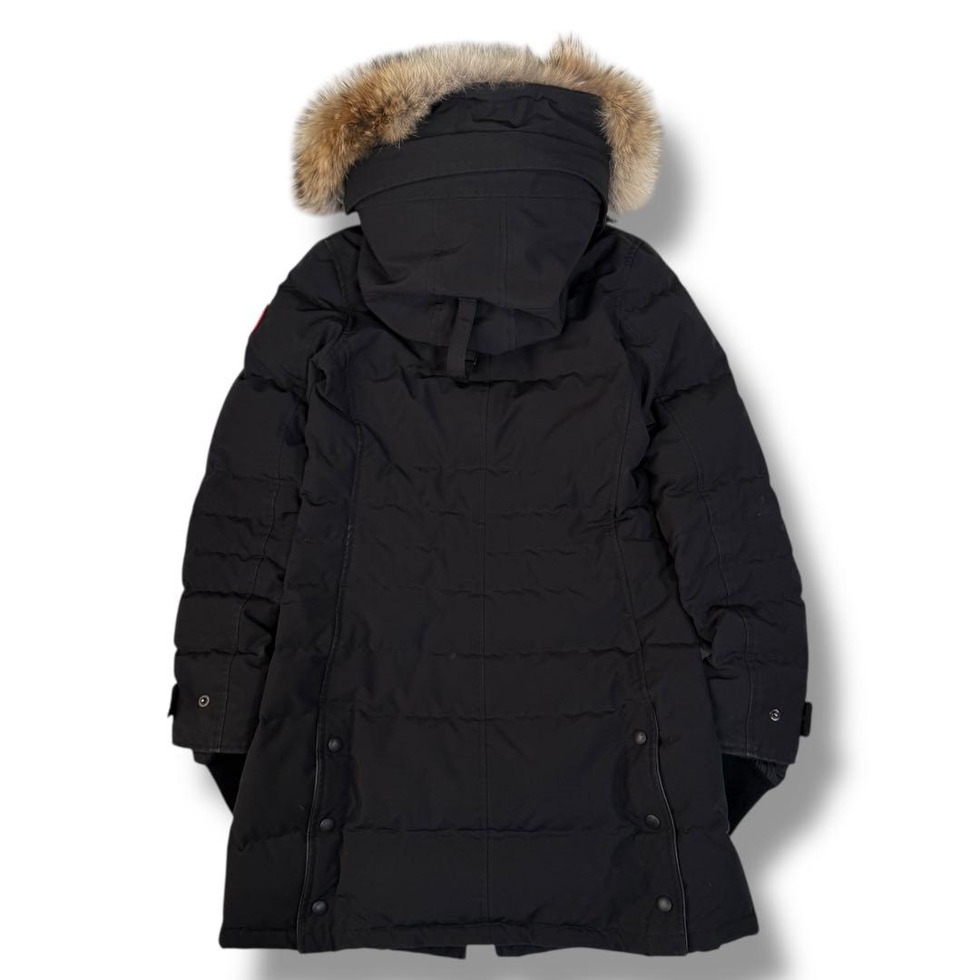 カナダグース ロレッタパーカー 2way Aライン ダウンコート ブラック XS