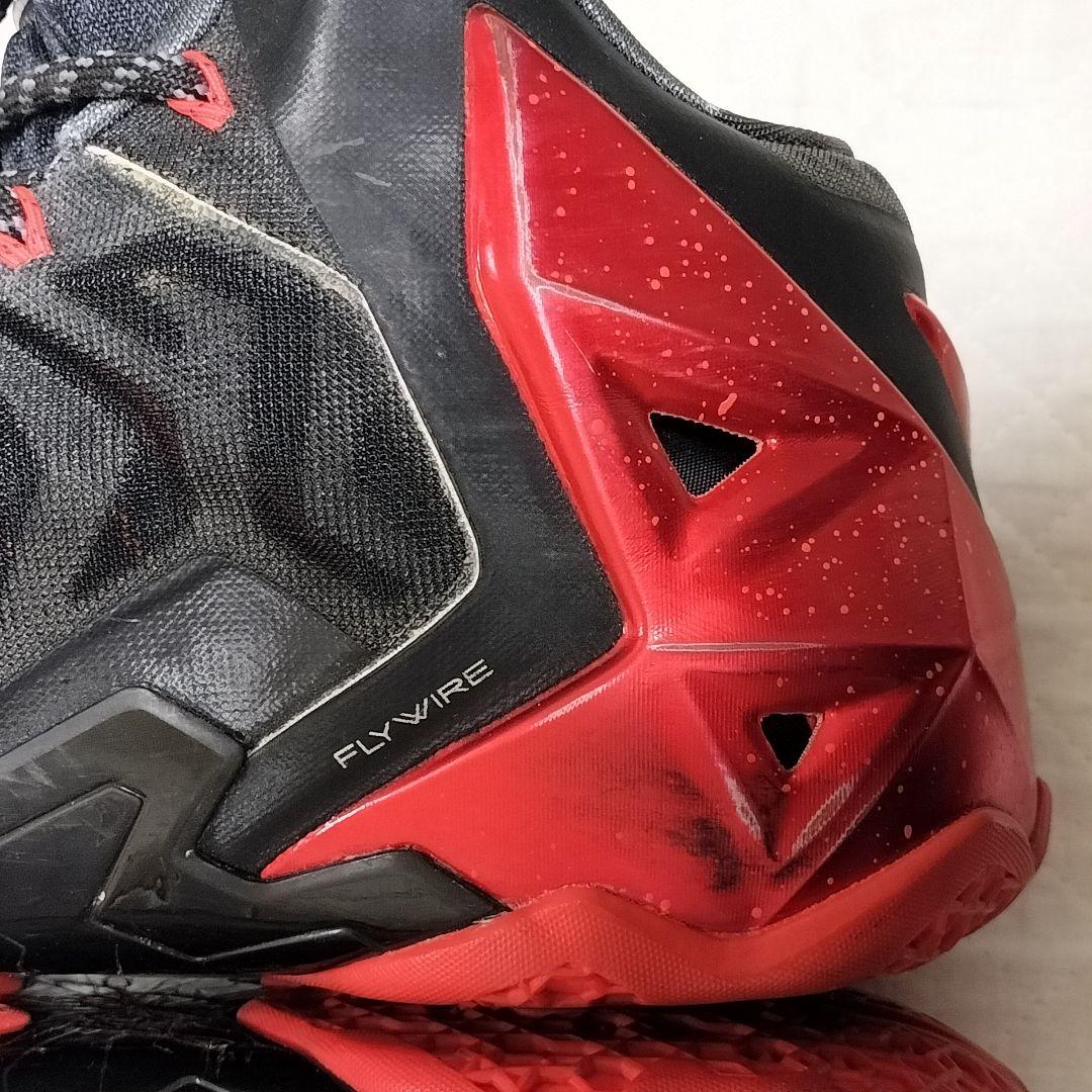 Nike LeBron 11 awayレブロンアウェイブラック/レッド 27cm