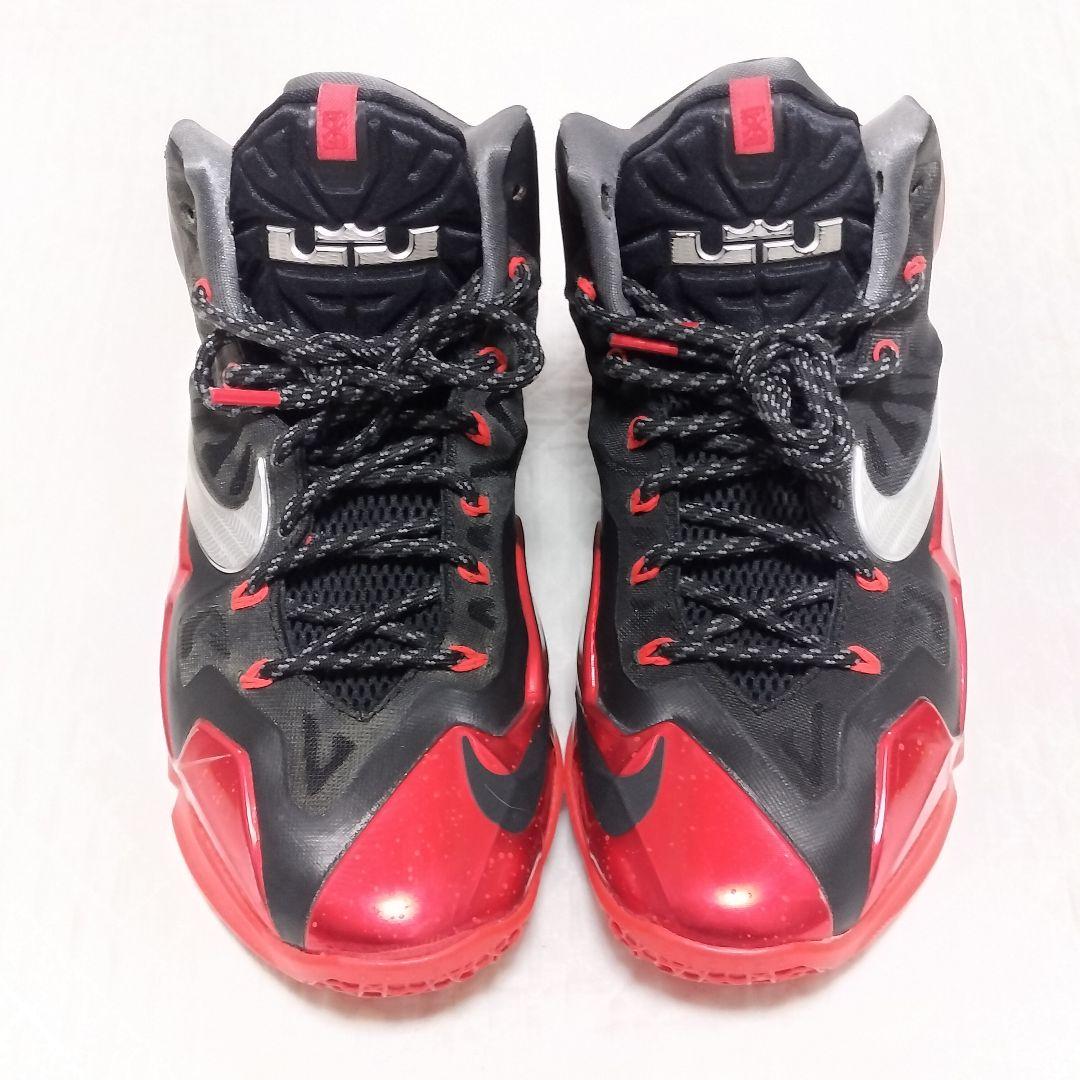 Nike LeBron 11 awayレブロンアウェイブラック/レッド 27cm