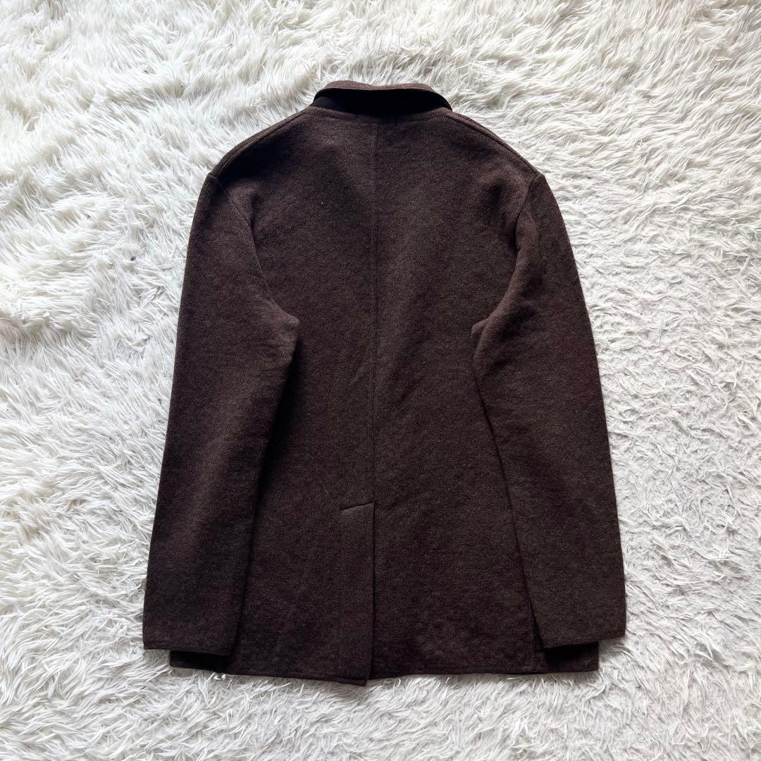 <美品>LARDINI カシミヤ100% ブラウン ジャケット サイズL