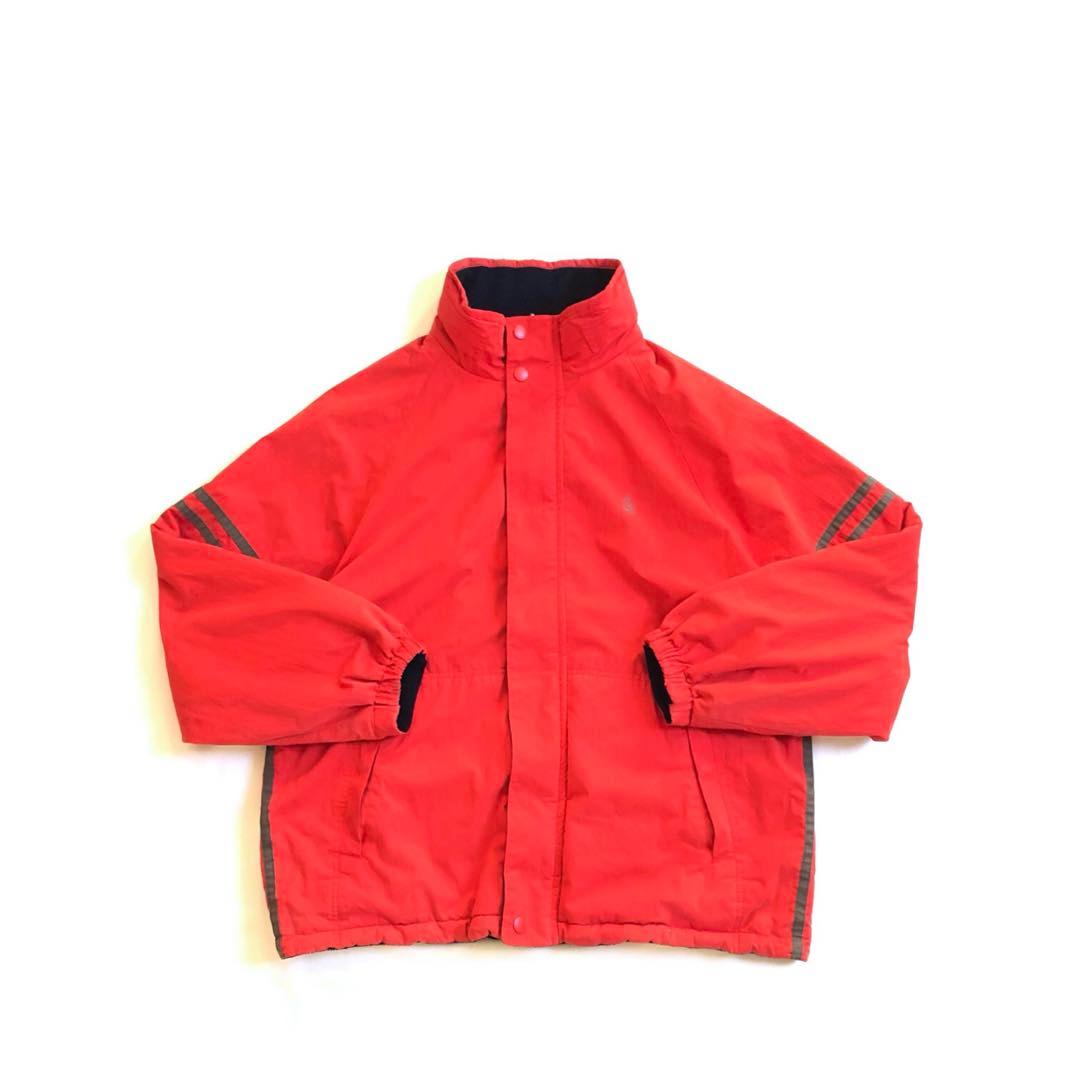 NAUTICA 00s ナイロン フリース リバーシブル ジャケット