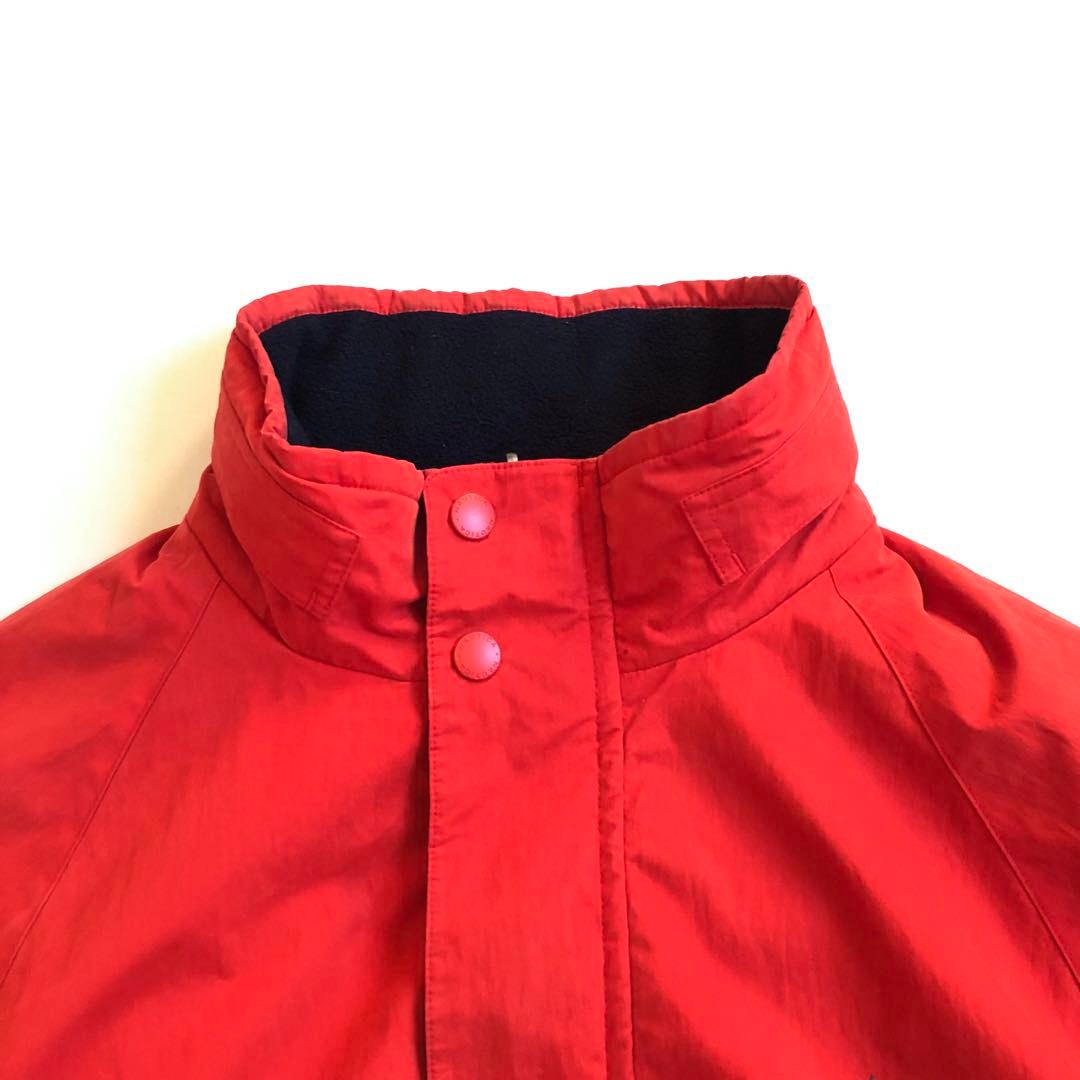 NAUTICA 00s ナイロン フリース リバーシブル ジャケット