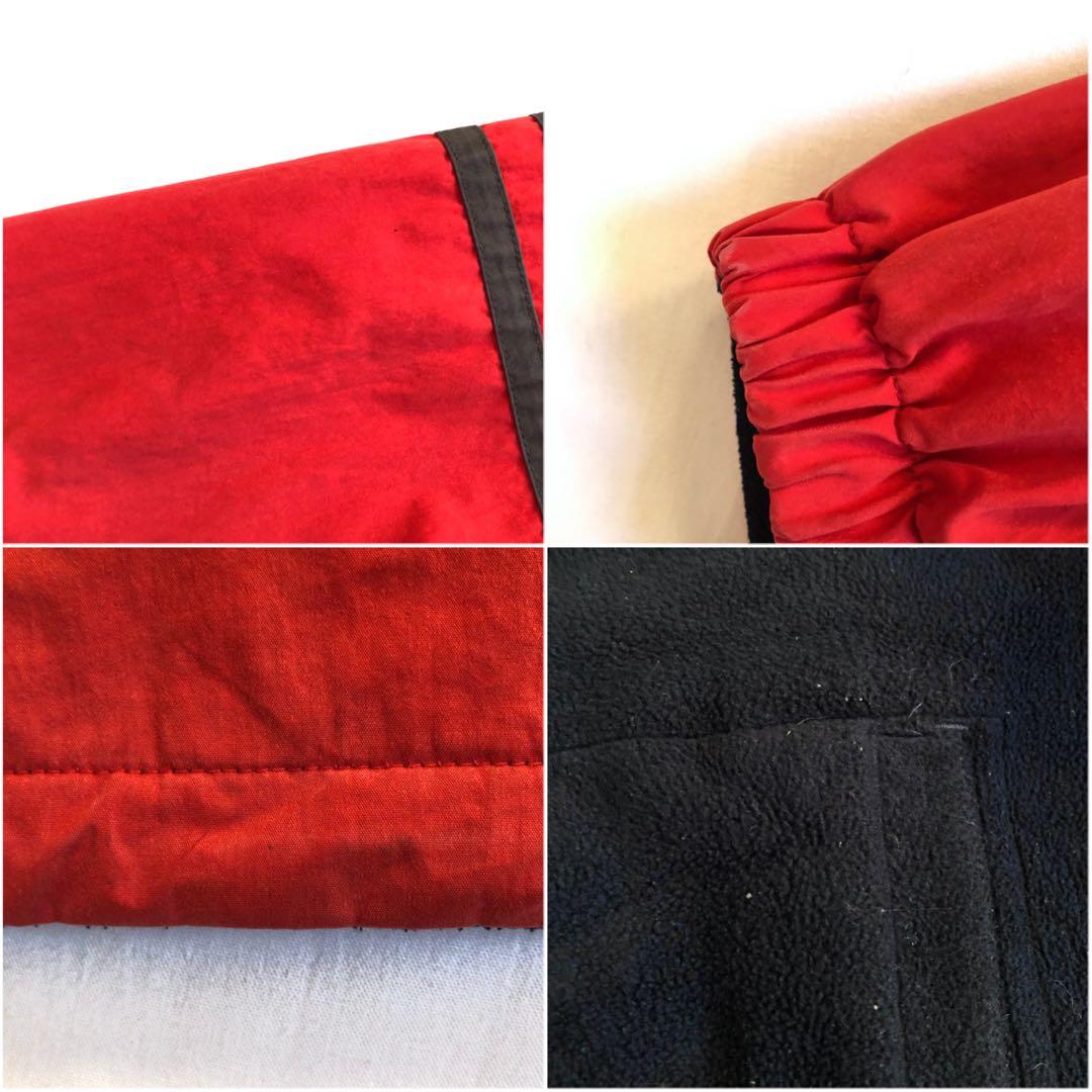 NAUTICA 00s ナイロン フリース リバーシブル ジャケット