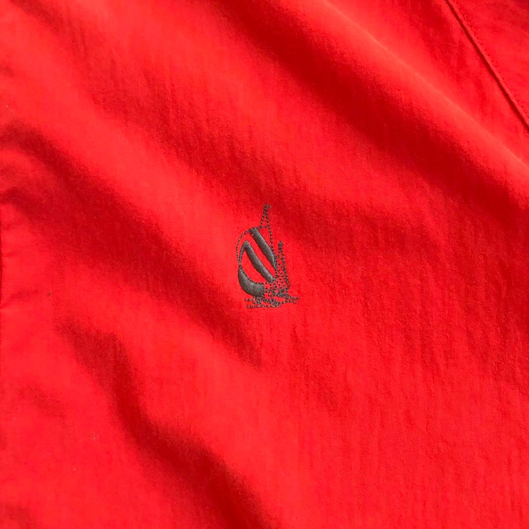 NAUTICA 00s ナイロン フリース リバーシブル ジャケット