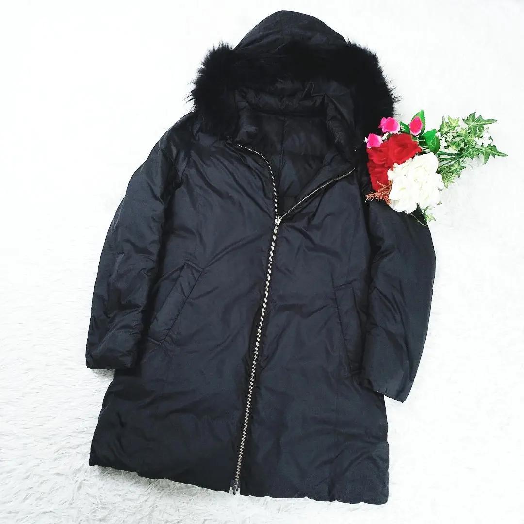 【極美品】ICB ダウンライナー ファーフード付き ロングコート 4way 黒