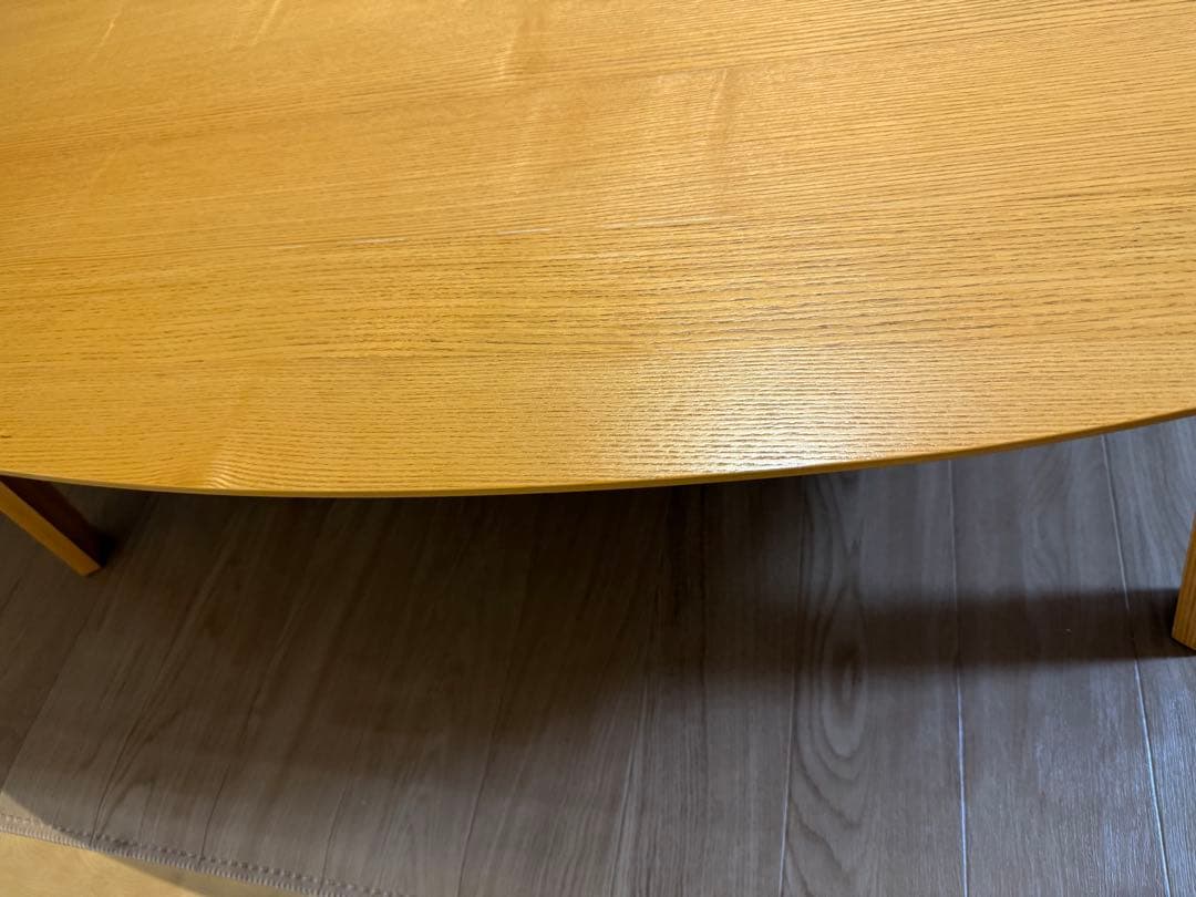 無印良品こたつテーブル楕円+ケーブル非売品