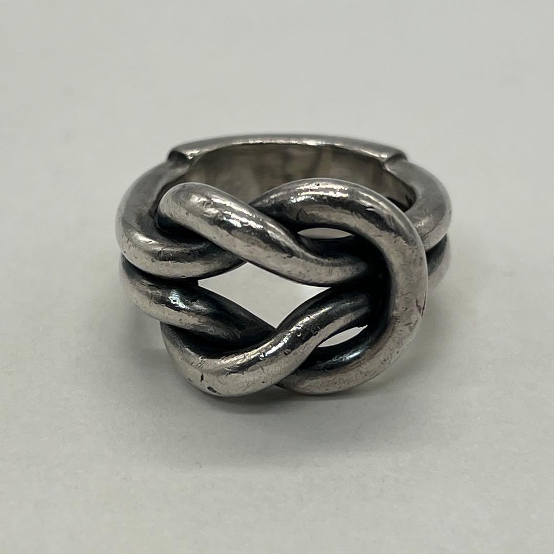 グッチ GUCCI ノット リング 表記サイズ26 SV925 オールド 希少