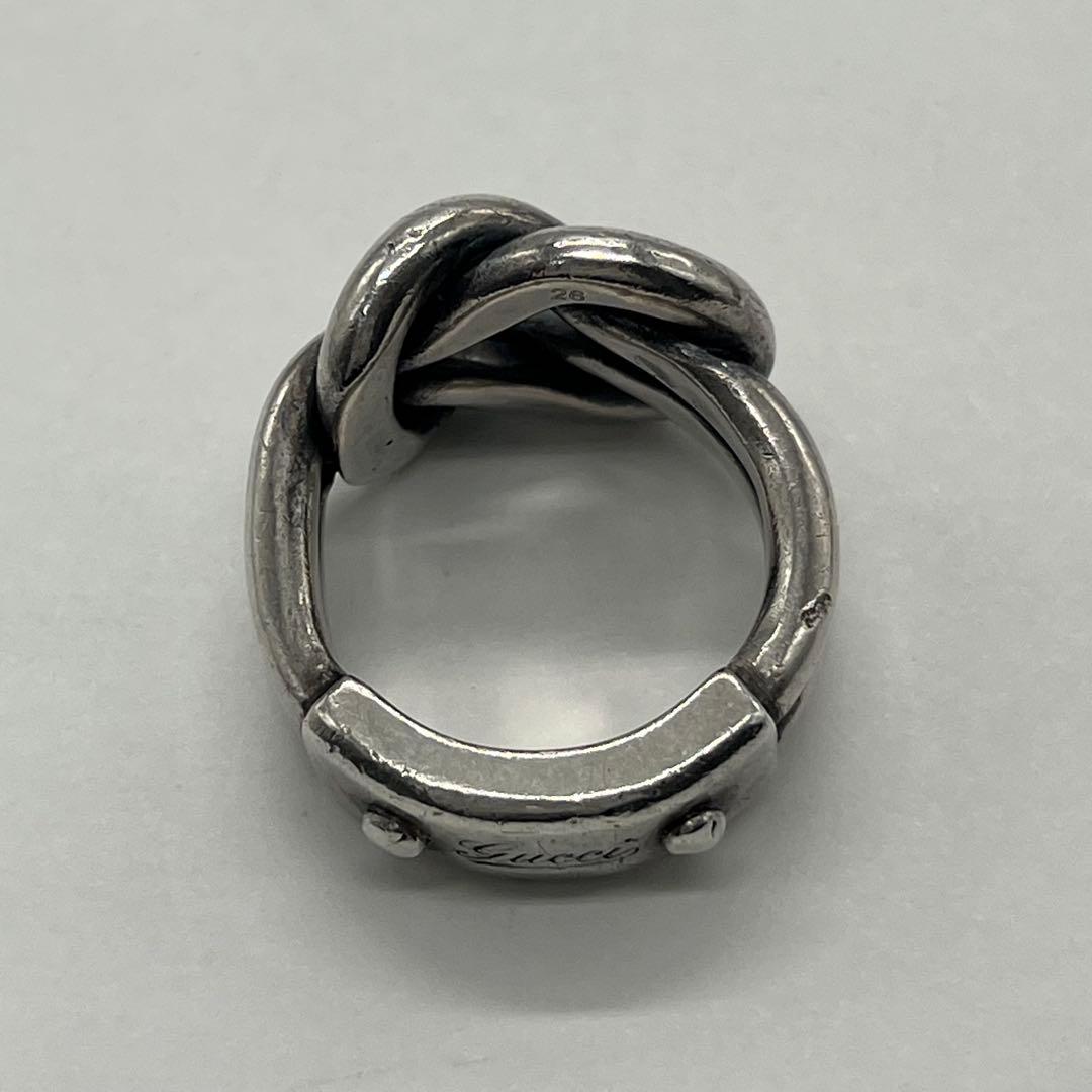 グッチ GUCCI ノット リング 表記サイズ26 SV925 オールド 希少