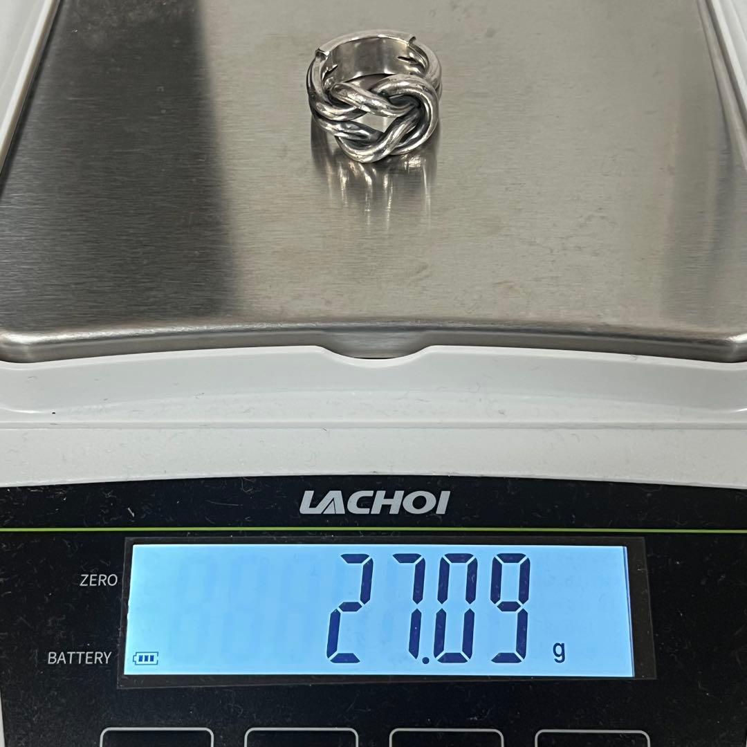 グッチ GUCCI ノット リング 表記サイズ26 SV925 オールド 希少