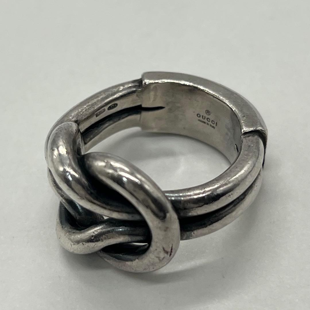 グッチ GUCCI ノット リング 表記サイズ26 SV925 オールド 希少