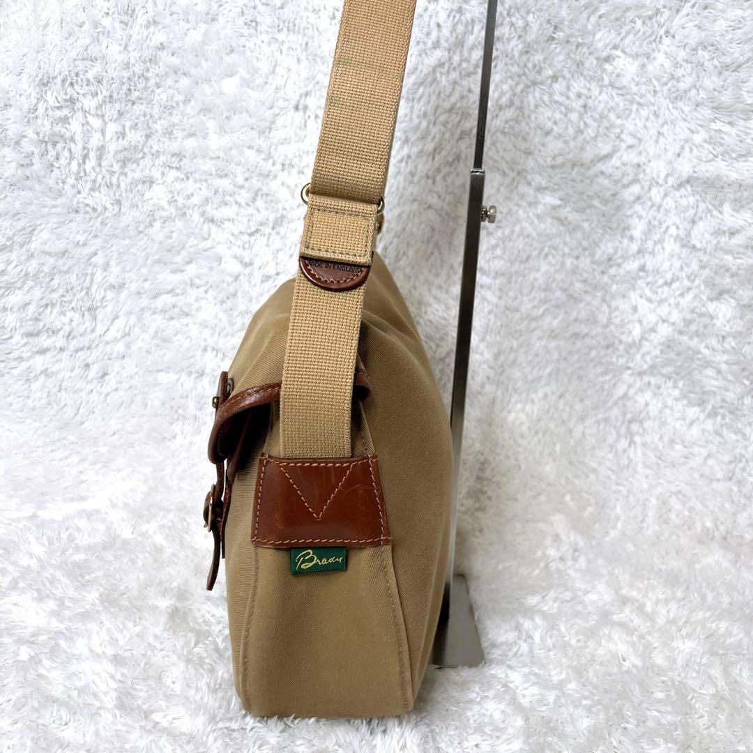 BRADY アリエルトラウト キャンバス 革 メッセンジャー ショルダーバッグ