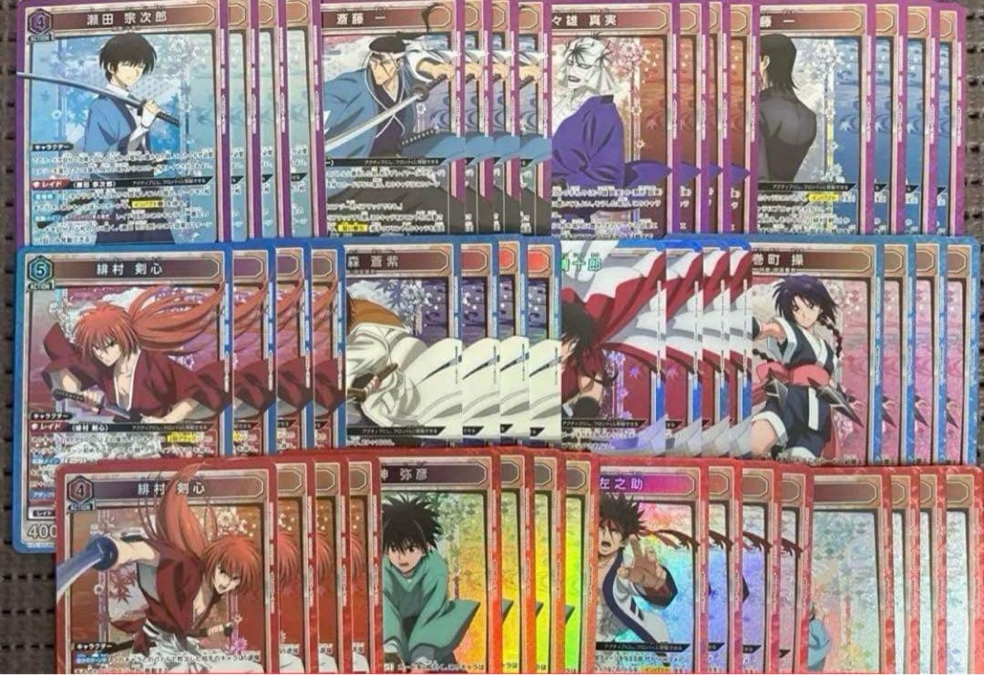 ユニオンアリーナ　るろうに剣心　sr以下 4コン　デッキ