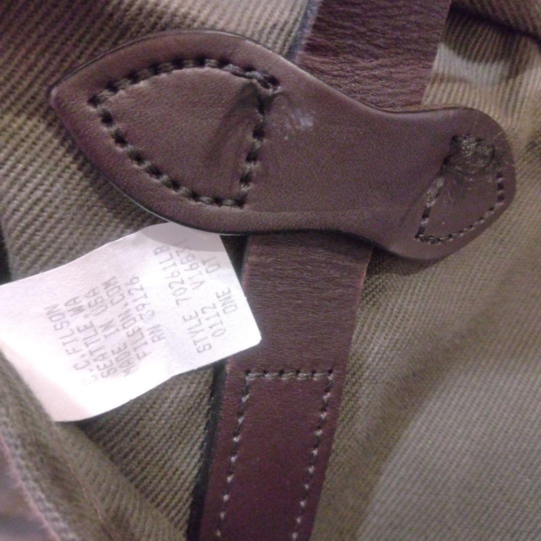 FILSON ジッパー付き トートバッグ