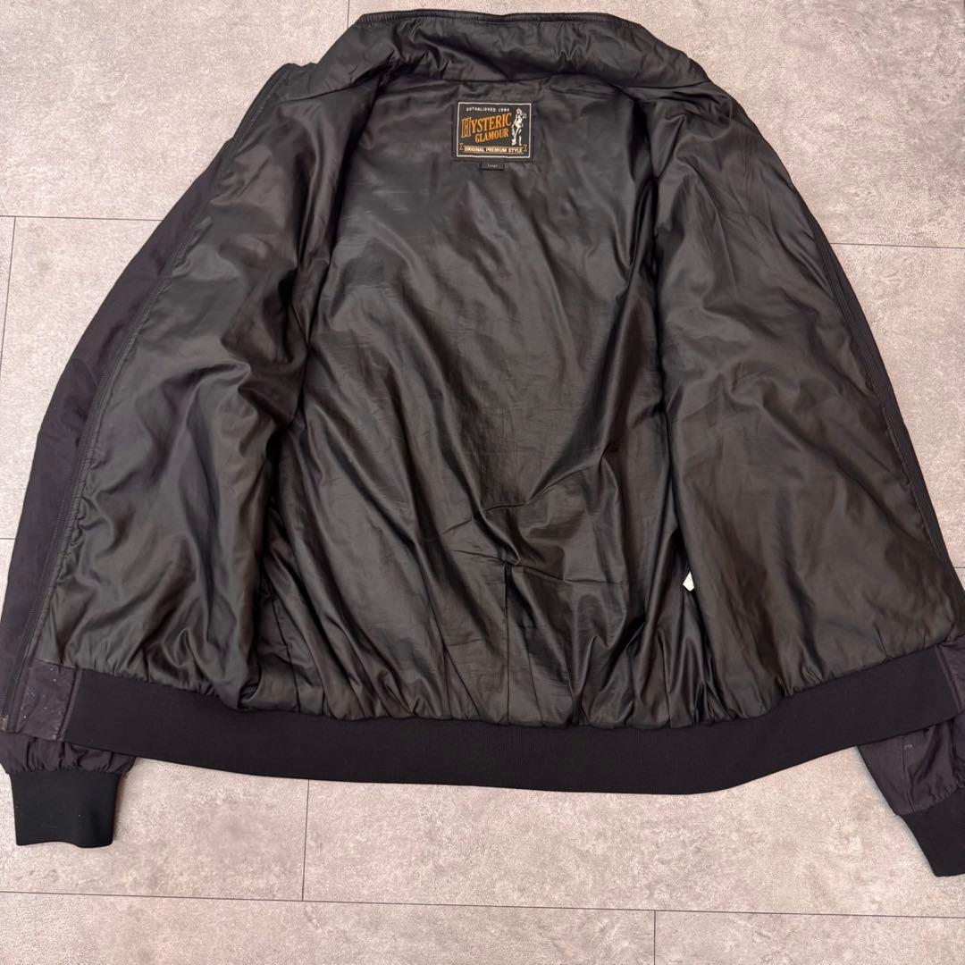 【希少】HYSTERIC GLAMOUR ナイロンジャケット 黒 サイズL