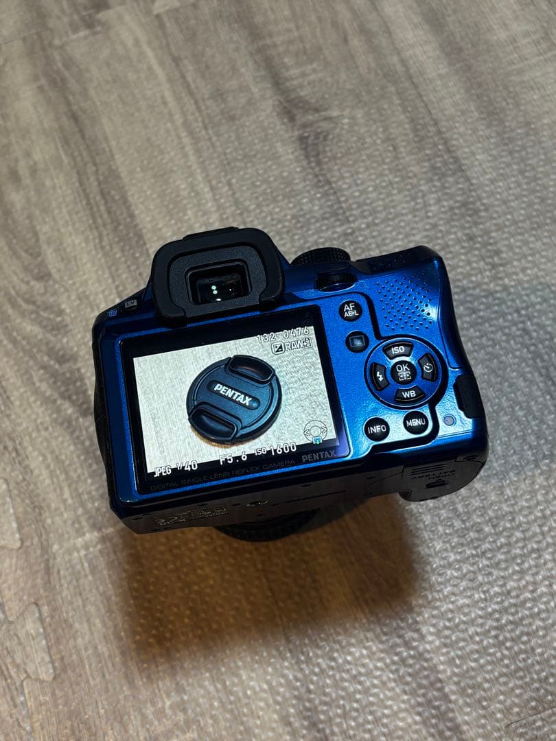 【稼働品】PENTAX K-30 デジタル一眼レフカメラ レンズキット ブルー