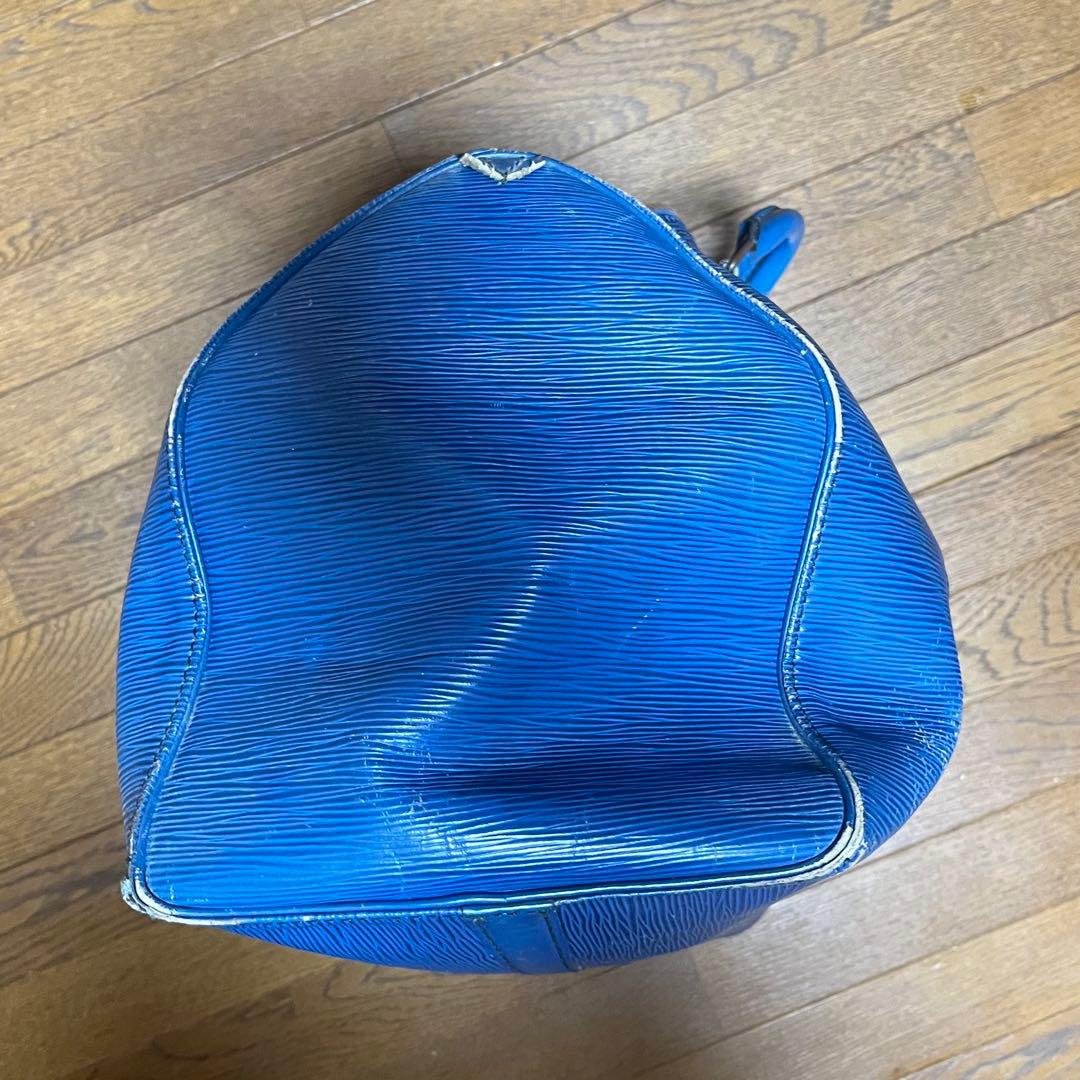 【ルイヴィトン/Louis Vuitton】エピレザーボストンバッグ40 青