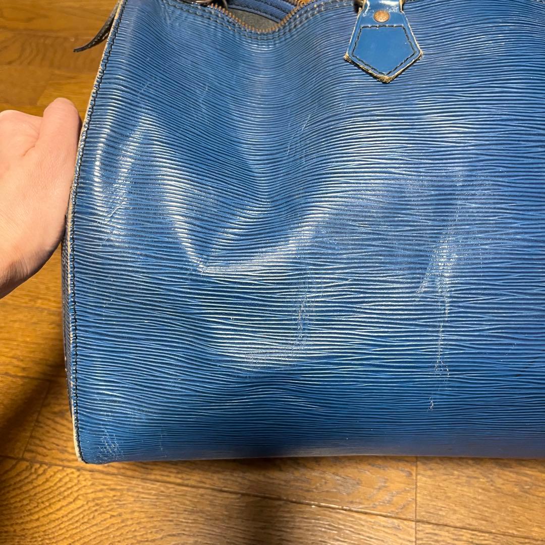 【ルイヴィトン/Louis Vuitton】エピレザーボストンバッグ40 青