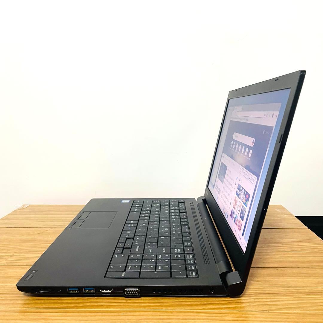 i5東芝ブラックSSDメモリ8ギガノートPCwin11 オフィスDVD