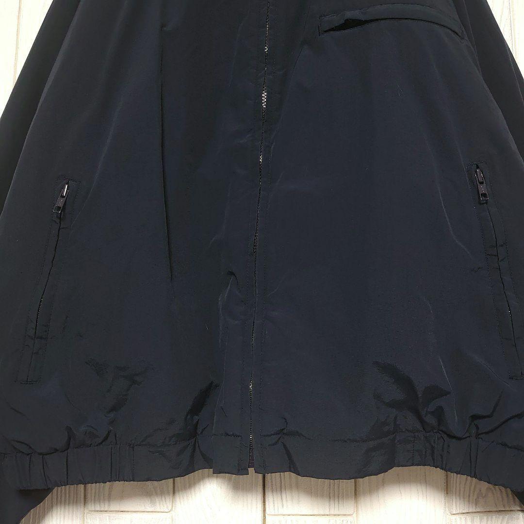 人気 エディーバウアー ナイロン ジャケット 2XL ネイビー 裏フリース 古着