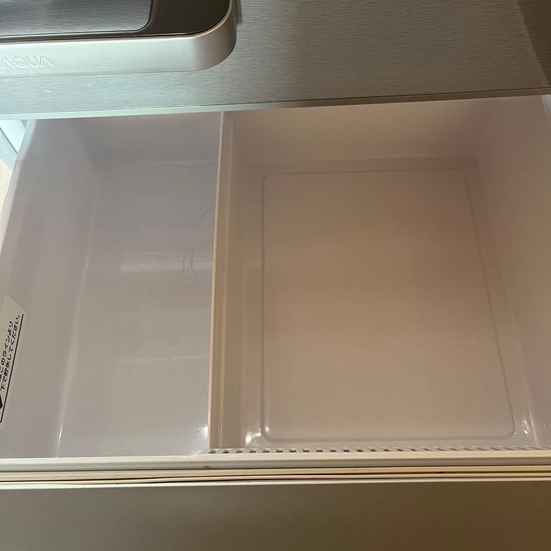 配送設置無料　大容量冷蔵庫 AQUA シルバー