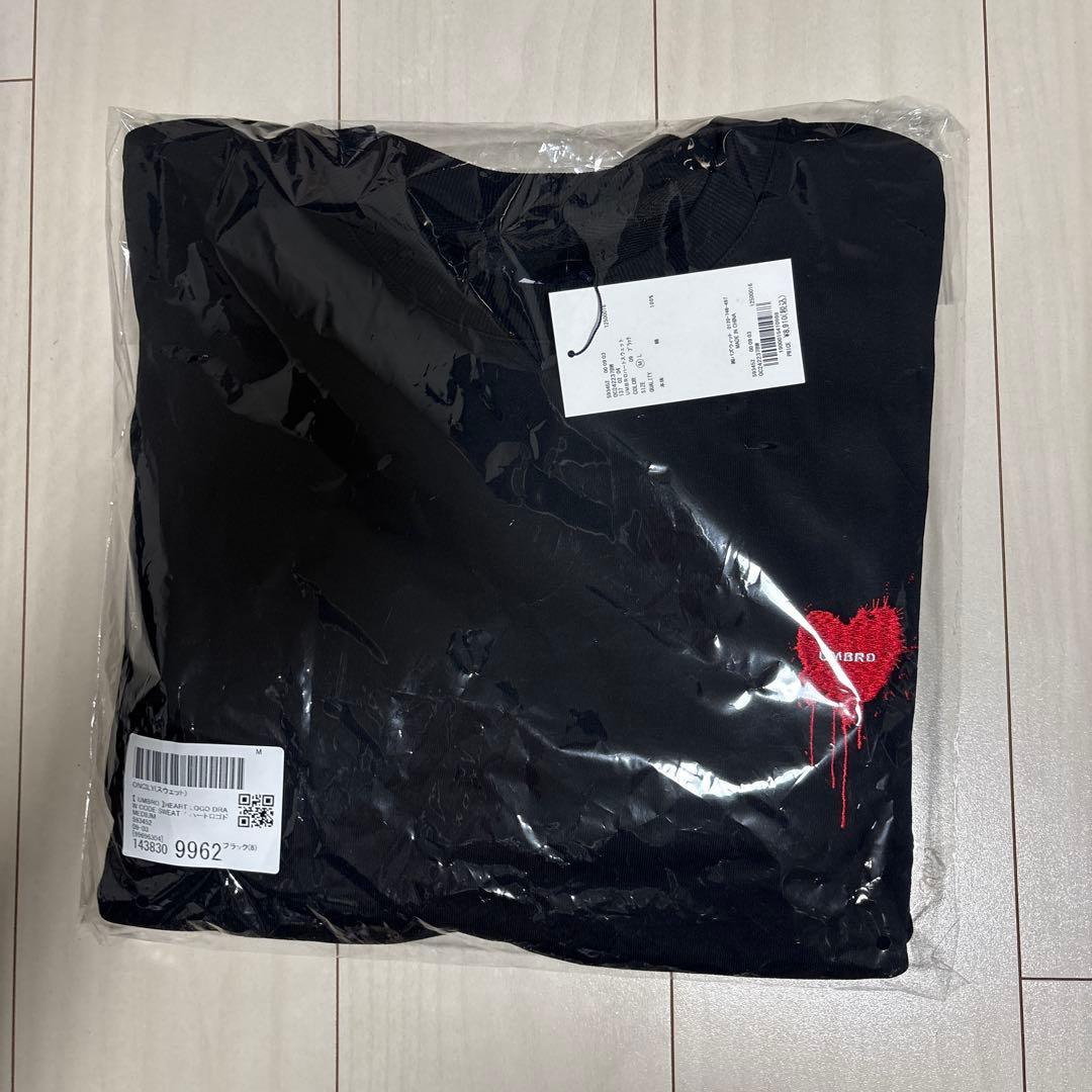 UMBRO×ONCILY SWEATブラック　コラボ　スウェット