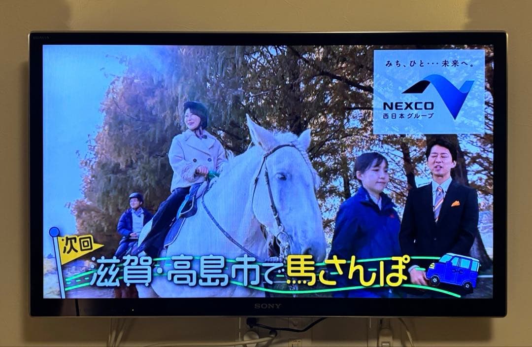 SONY 液晶テレビ 40型　BRAVIA 壁掛け金具付き　4倍速駆動パネル