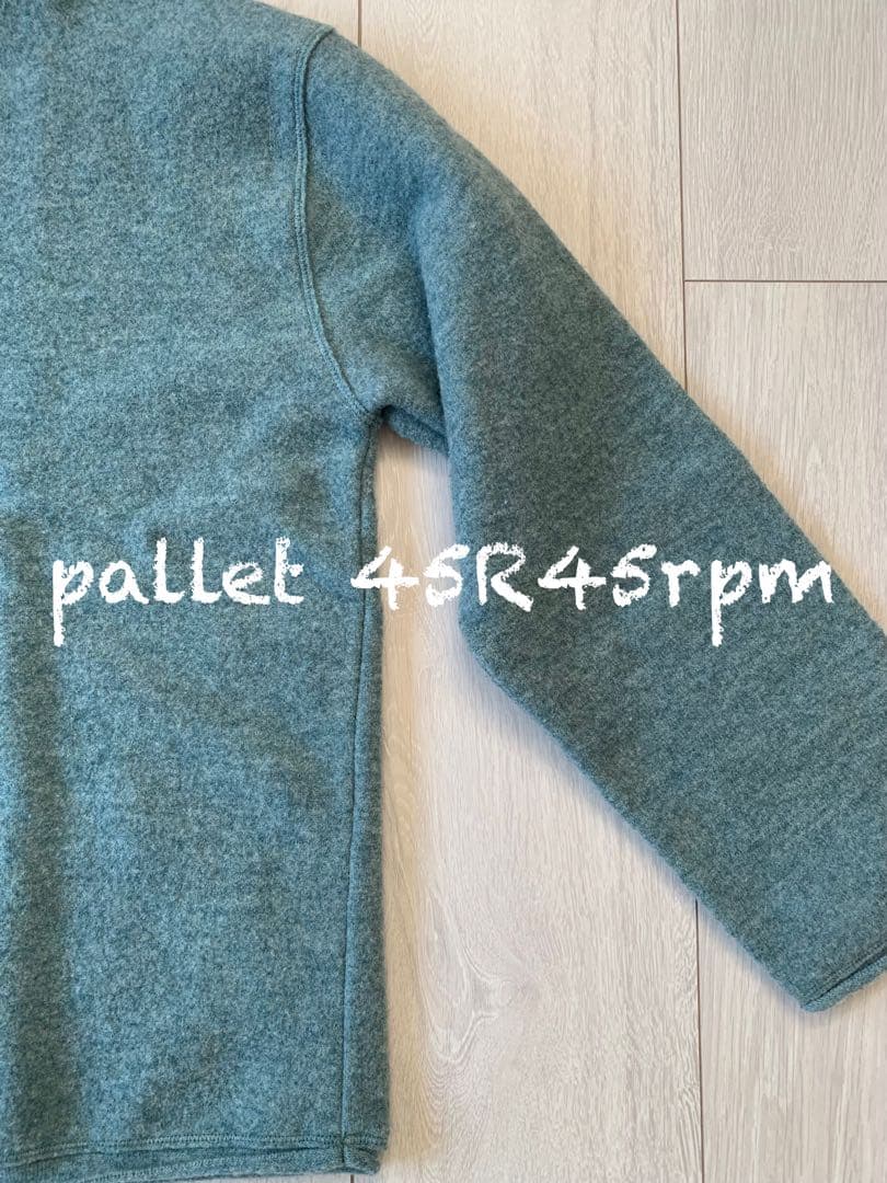 45R45rpm フロート縮絨のタートルネック