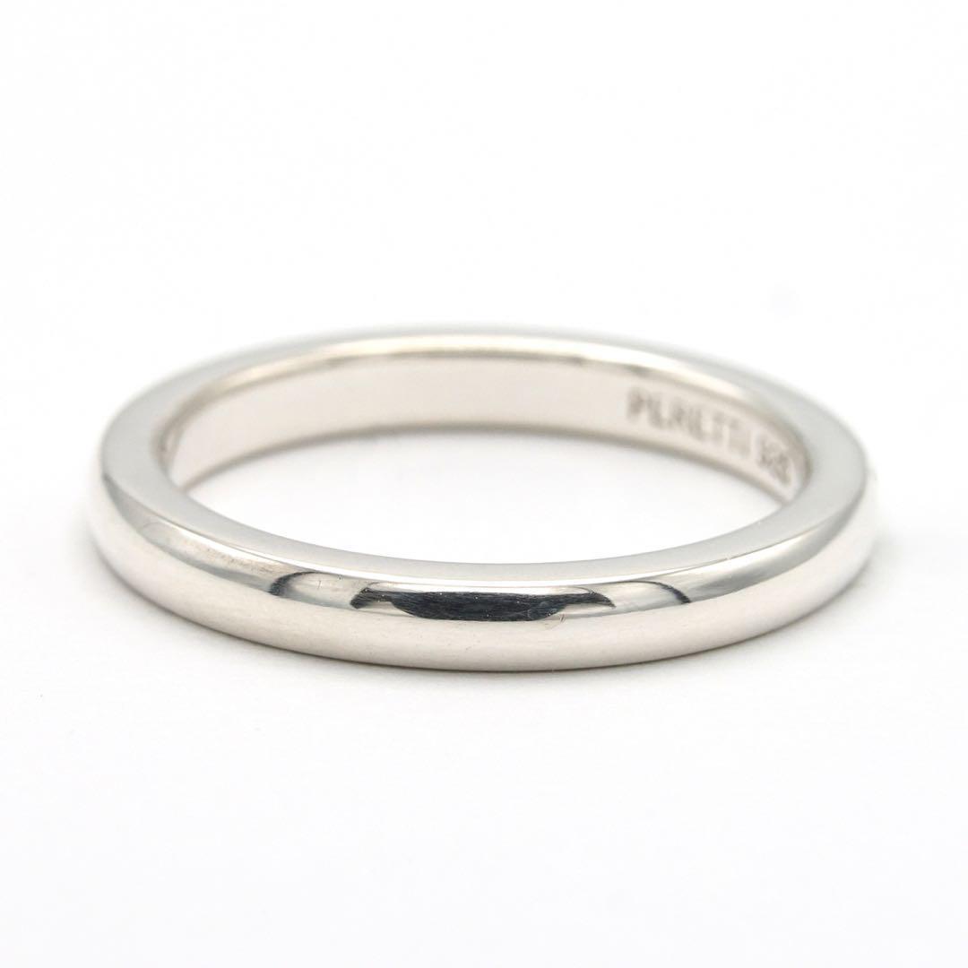 極美品 オールドティファニー スタッキングバンド エメラルド 8.5号 シルバー