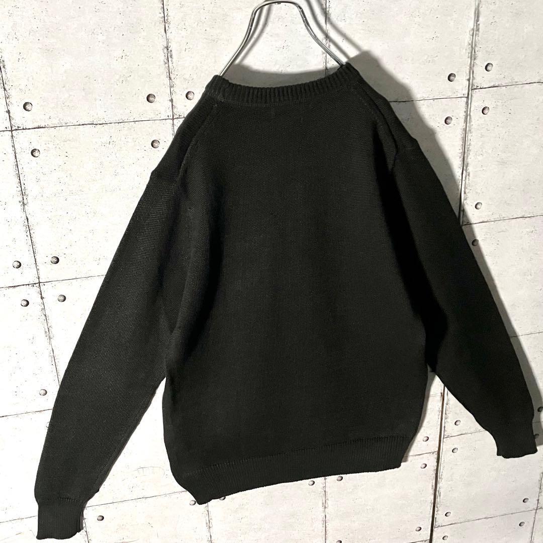 【新品タグ付】ヒステリックグラマー☆豪華チェーンステッチ刺繍ローゲージセーターL