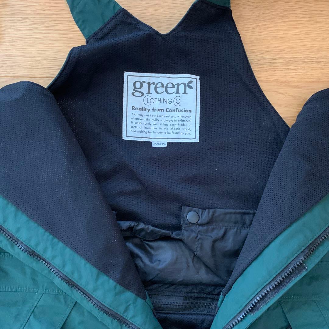 green clothing BIB PANTS Mサイズ　ビブパンツ
