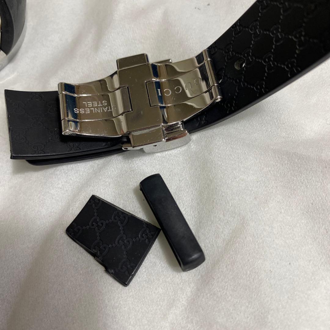 I GUCCI アイグッチ　デジタルウォッチ 腕時計 ラバーベルト