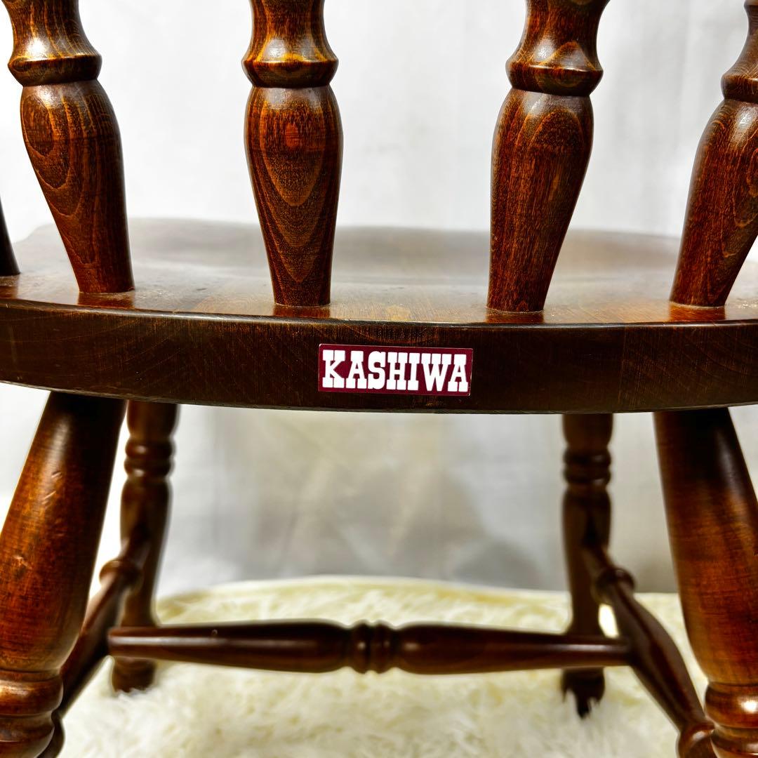 柏木工 ウィンザーチェア 2脚セット ナチュラル 北欧風 ダイニングチェア