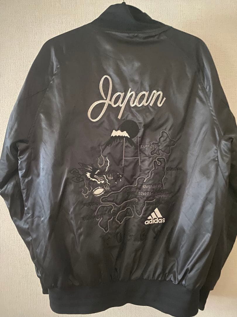 adidas アディダス　ALLBLACKS スカジャン　希少サイズO（XL）