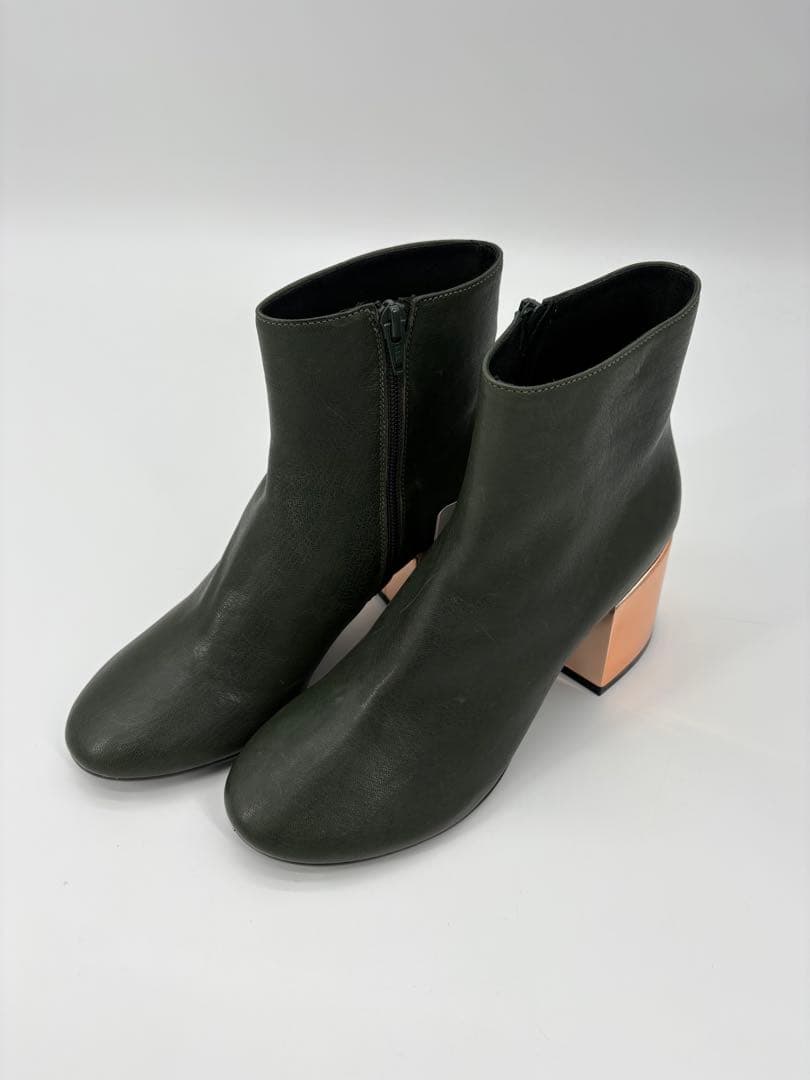 MM6 Maison Margiela レザー ショートブーツ