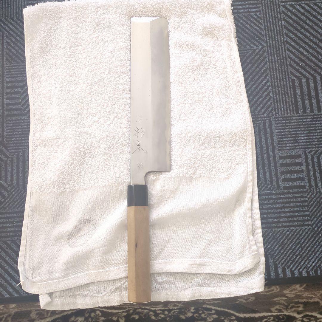 お値下げ！本霞最上級品 　 東京杉本　薄刃包丁 24cmタイムセール！