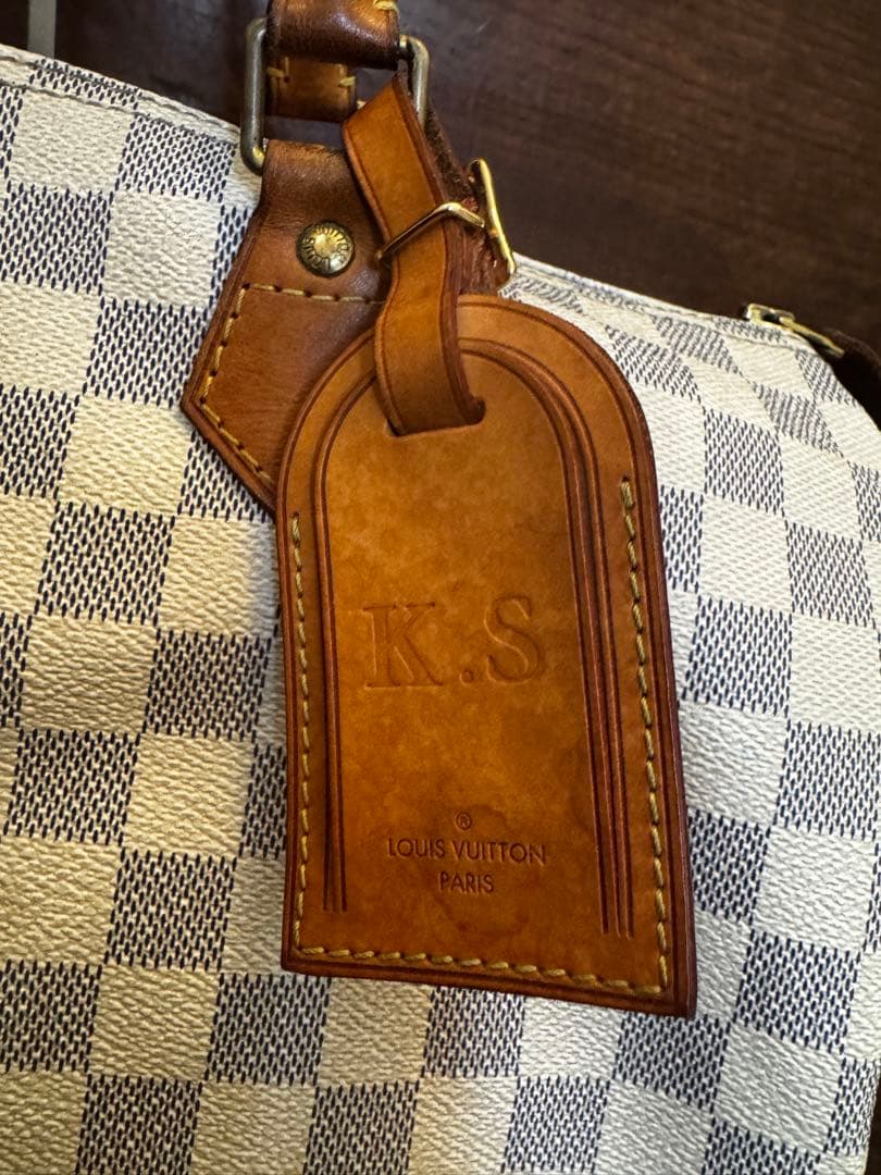 LOUIS VUITTON ダミエアズール　スピーディ35 パドロック