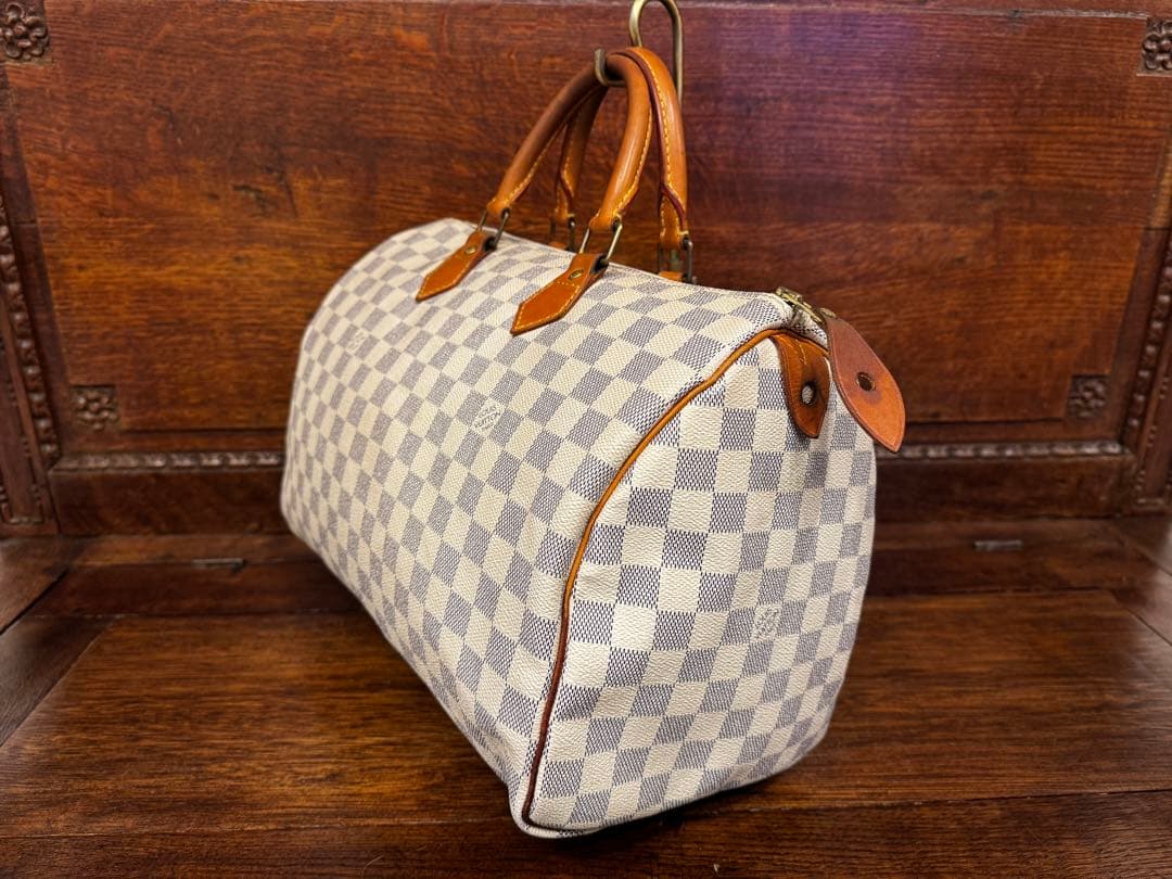 LOUIS VUITTON ダミエアズール　スピーディ35 パドロック